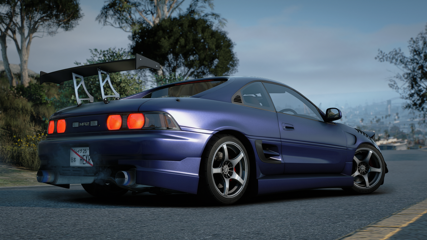 Toyota MR-2 GT-S SW20 - GTA 5 & FiveM Car Mod | 130+ Tuning parts