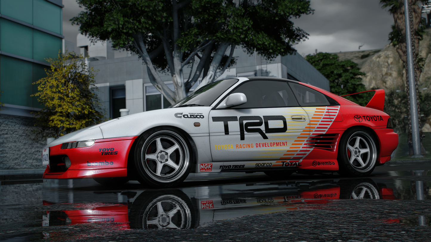 Toyota MR-2 GT-S SW20 - GTA 5 & FiveM Car Mod | 130+ Tuning parts