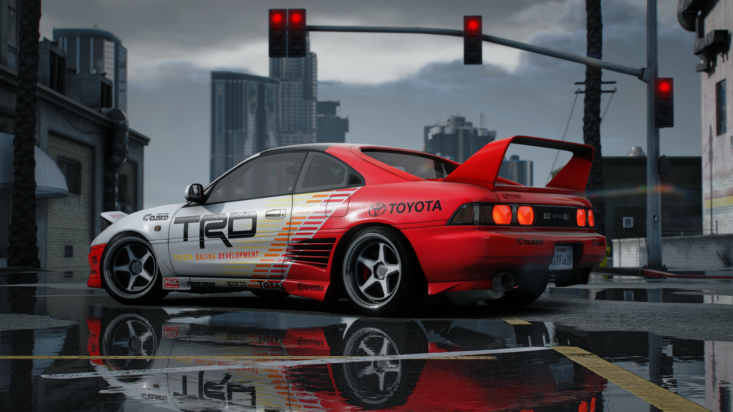 Toyota MR-2 GT-S SW20 - GTA 5 & FiveM Car Mod | 130+ Tuning parts