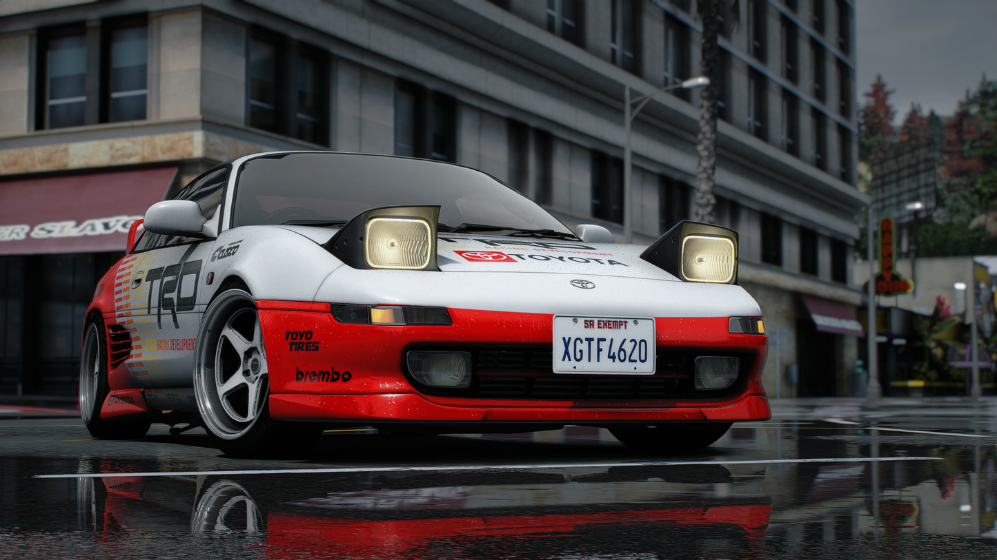 Toyota MR-2 GT-S SW20 - GTA 5 & FiveM Car Mod | 130+ Tuning parts