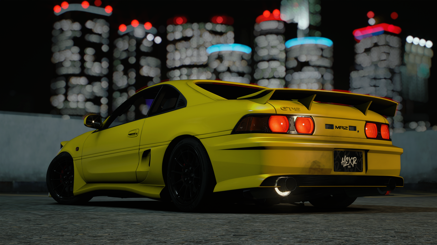Toyota MR-2 GT-S SW20 - GTA 5 & FiveM Car Mod | 130+ Tuning parts