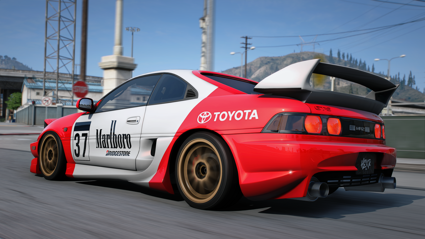 Toyota MR-2 GT-S SW20 - GTA 5 & FiveM Car Mod | 130+ Tuning parts