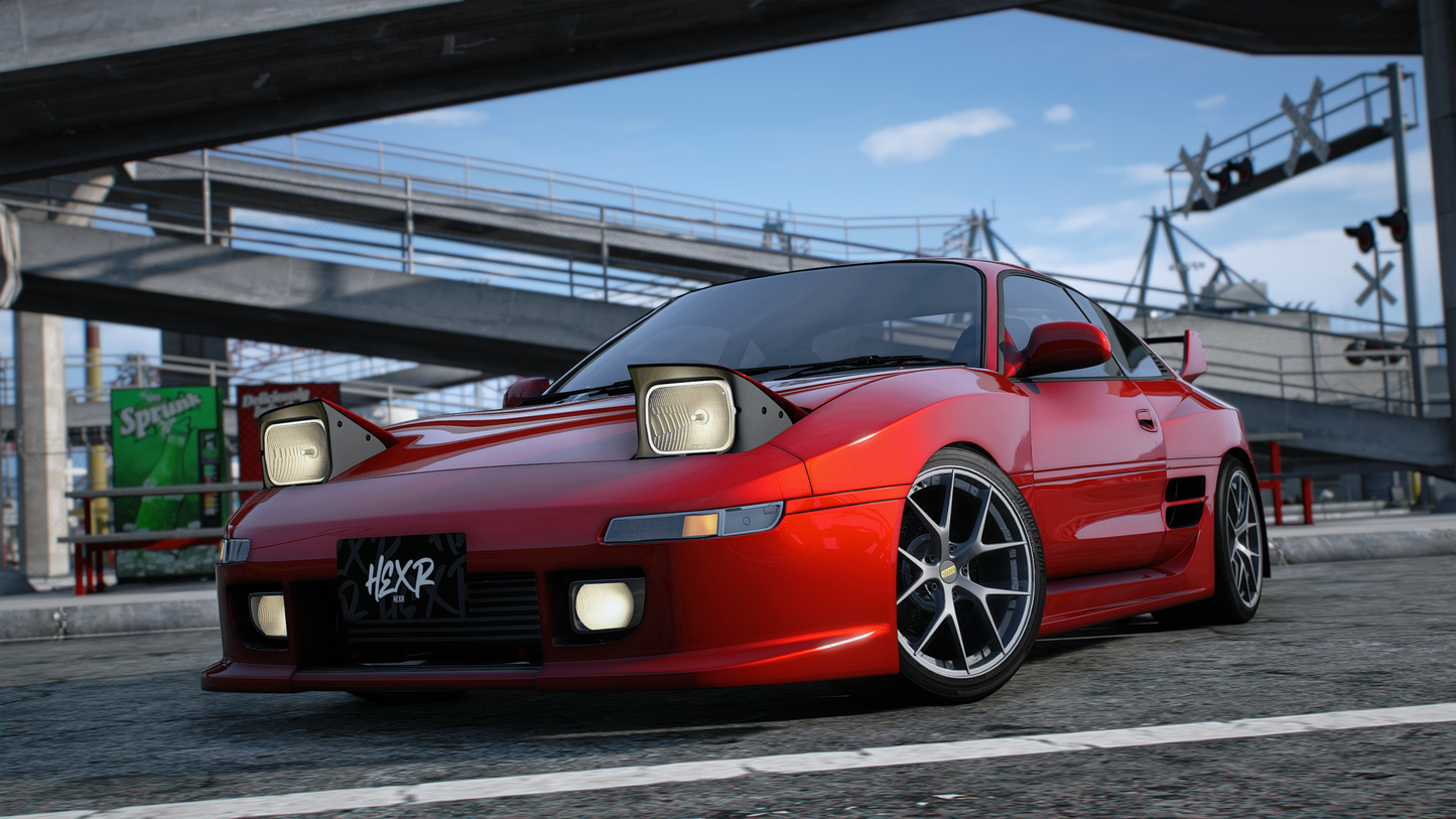 Toyota MR-2 GT-S SW20 - GTA 5 & FiveM Car Mod | 130+ Tuning parts
