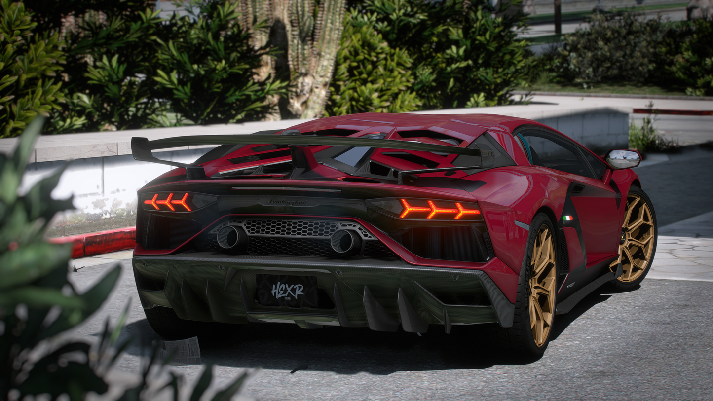 Lamborghini Aventador SVJ - GTA 5 & FiveM Car Mod | 110+ Tuning parts