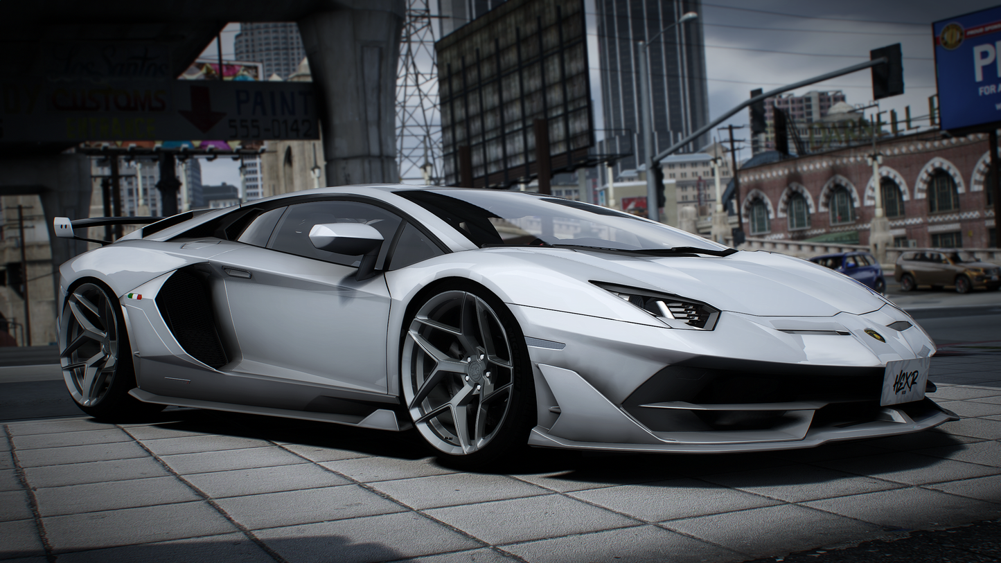 Lamborghini Aventador SVJ - GTA 5 & FiveM Car Mod | 110+ Tuning parts