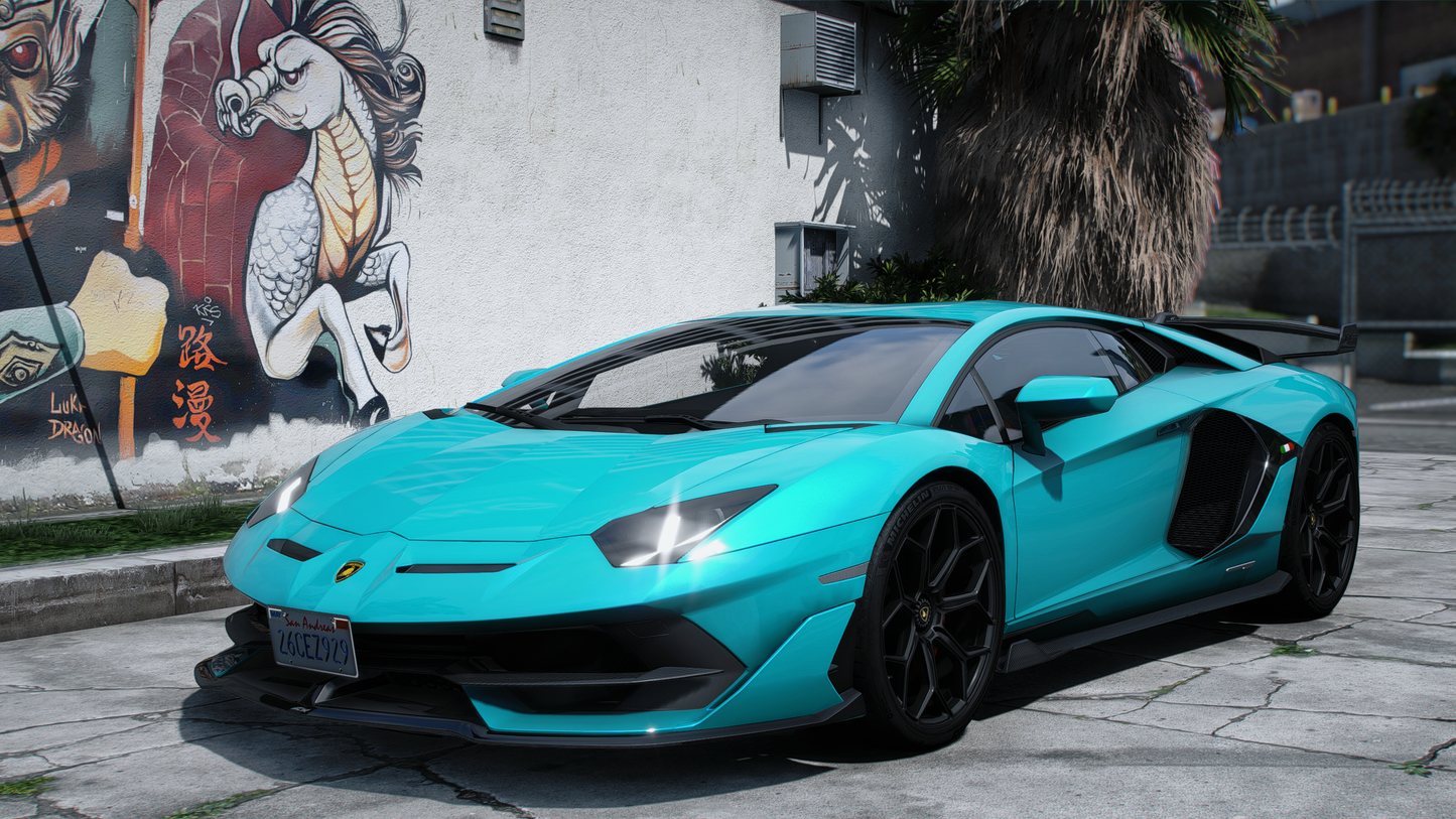 Lamborghini Aventador SVJ - GTA 5 & FiveM Car Mod | 110+ Tuning parts