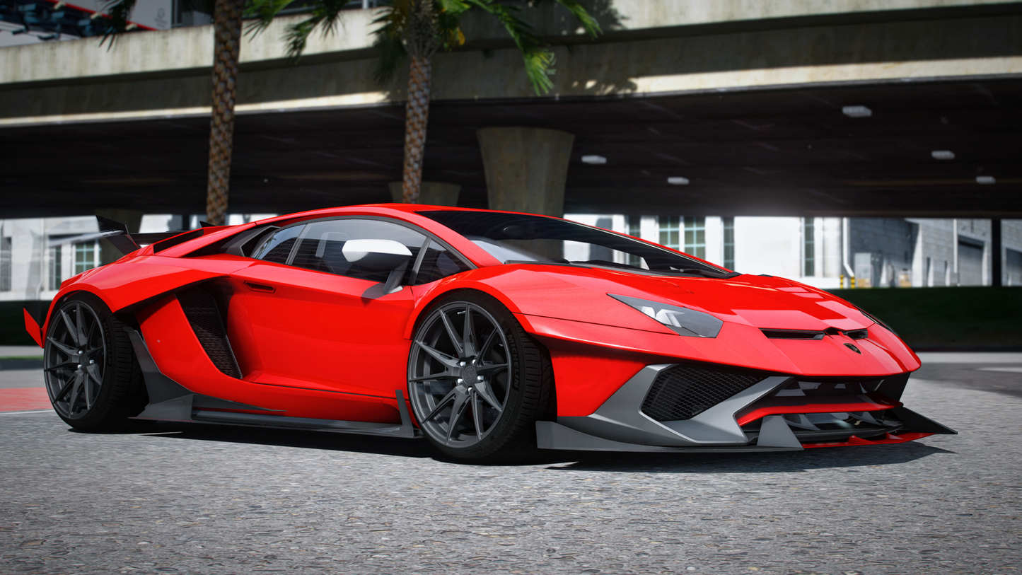 Lamborghini Aventador SVJ - GTA 5 & FiveM Car Mod | 110+ Tuning parts