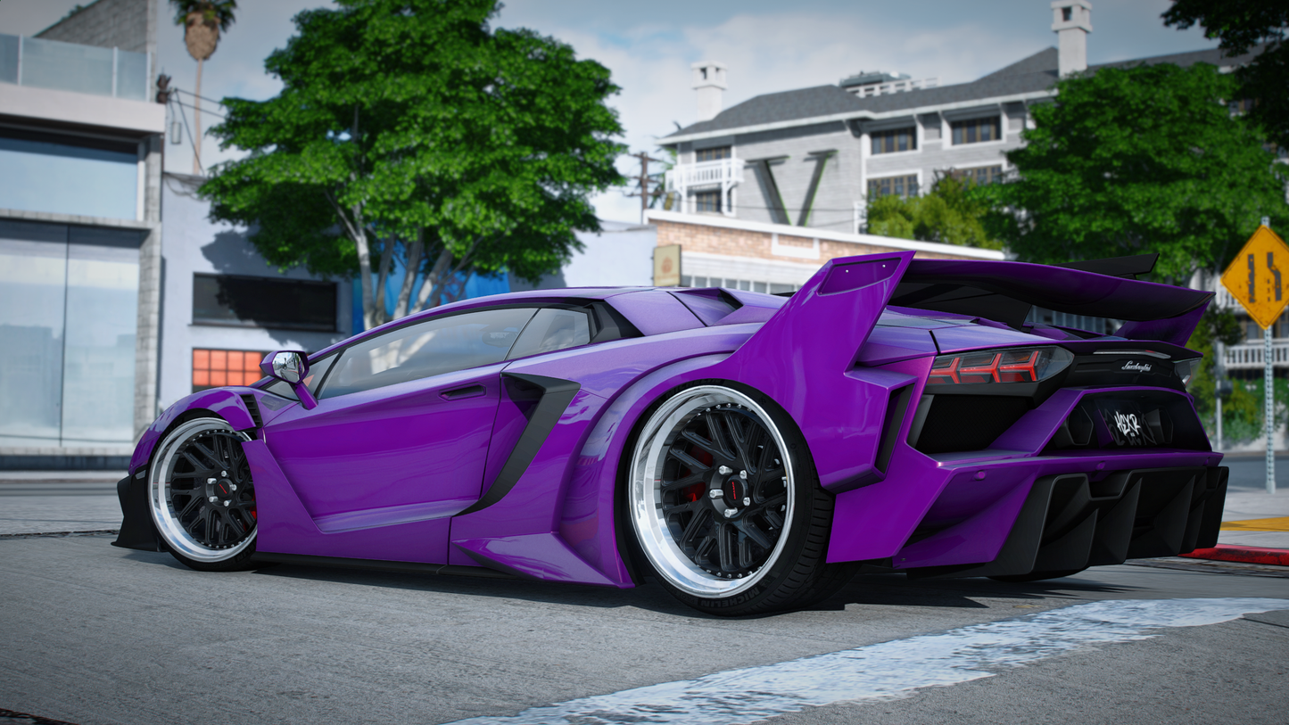 Lamborghini Aventador SVJ - GTA 5 & FiveM Car Mod | 110+ Tuning parts