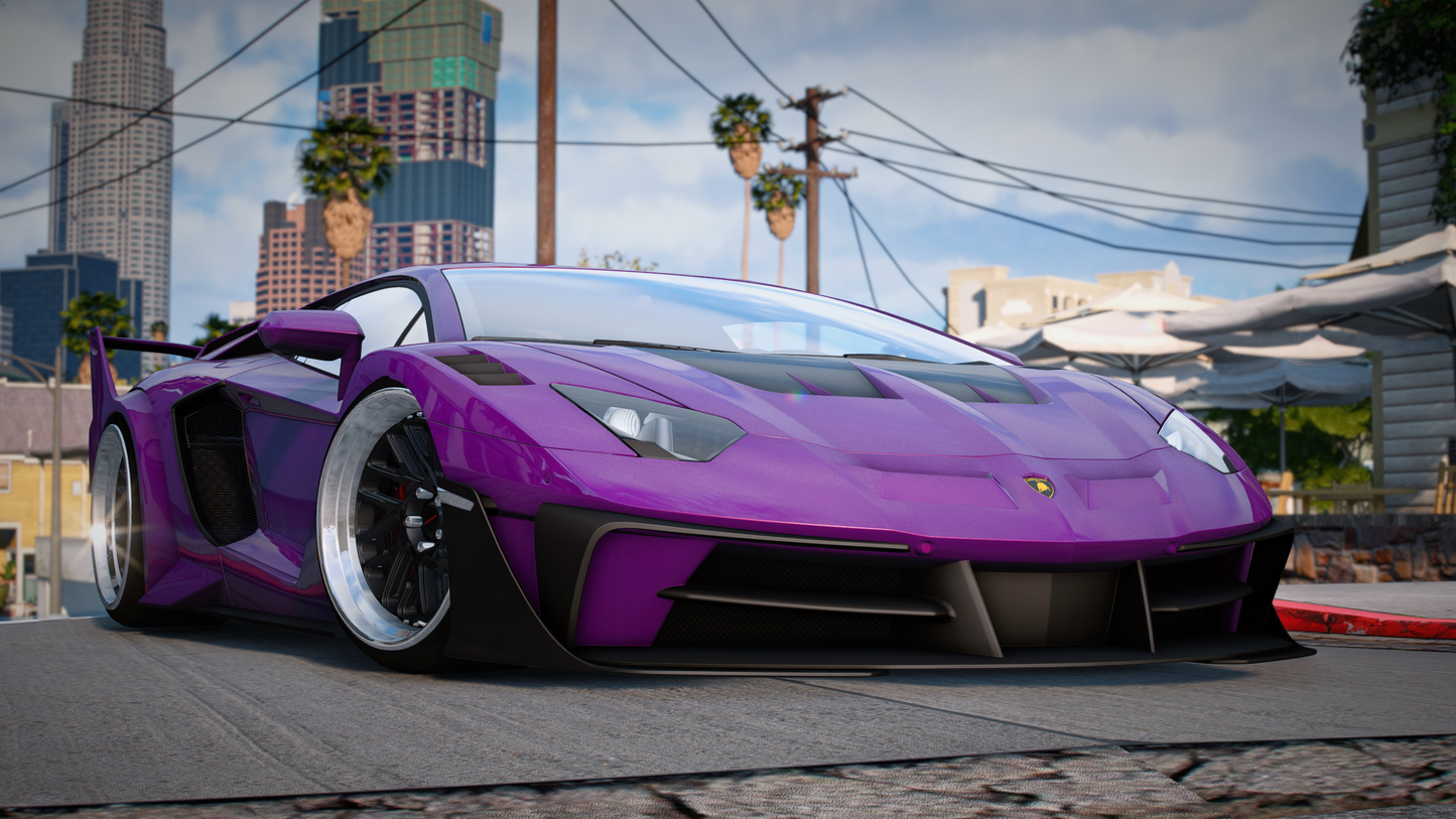 Lamborghini Aventador SVJ - GTA 5 & FiveM Car Mod | 110+ Tuning parts