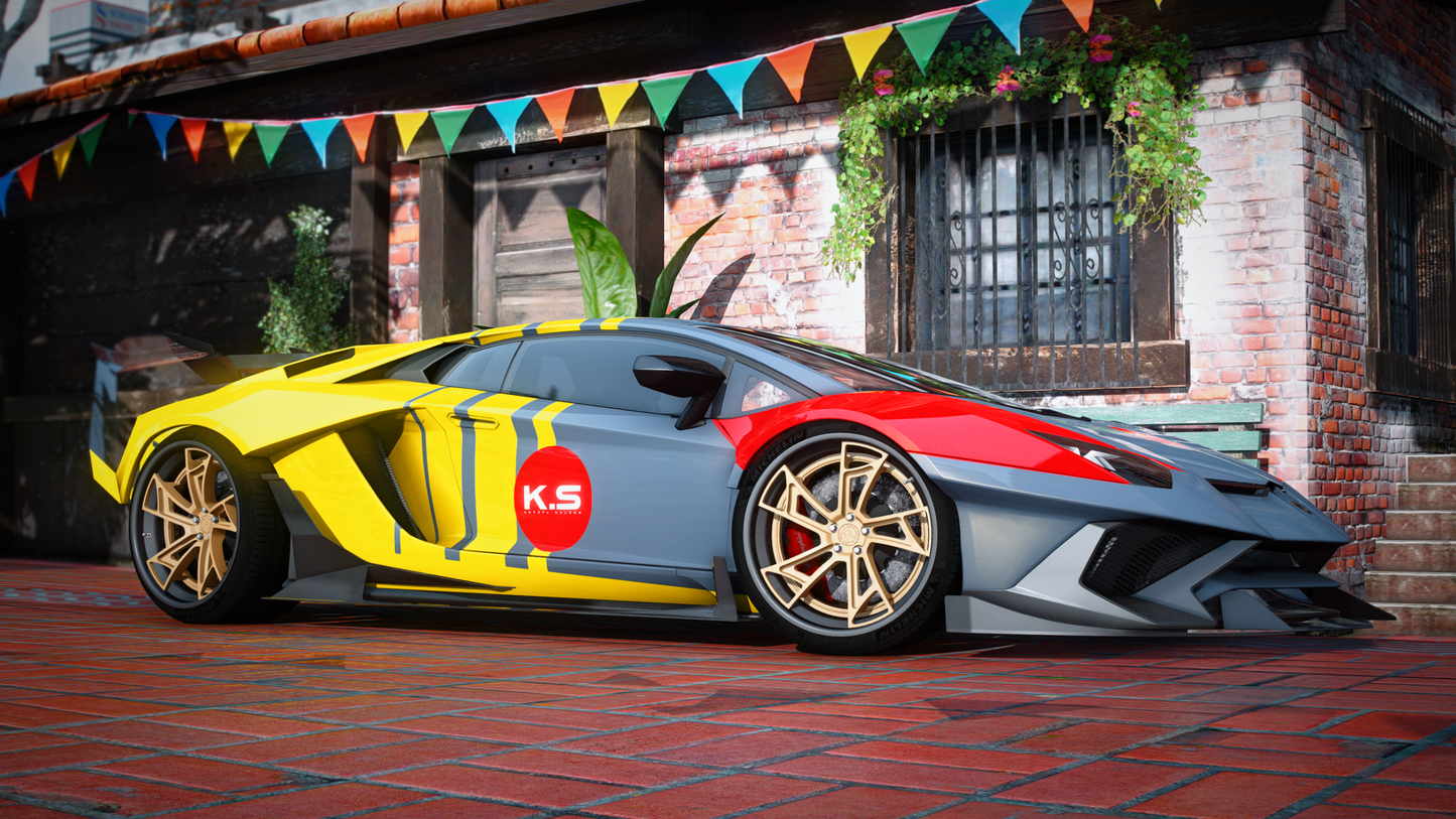 Lamborghini Aventador SVJ - GTA 5 & FiveM Car Mod | 110+ Tuning parts