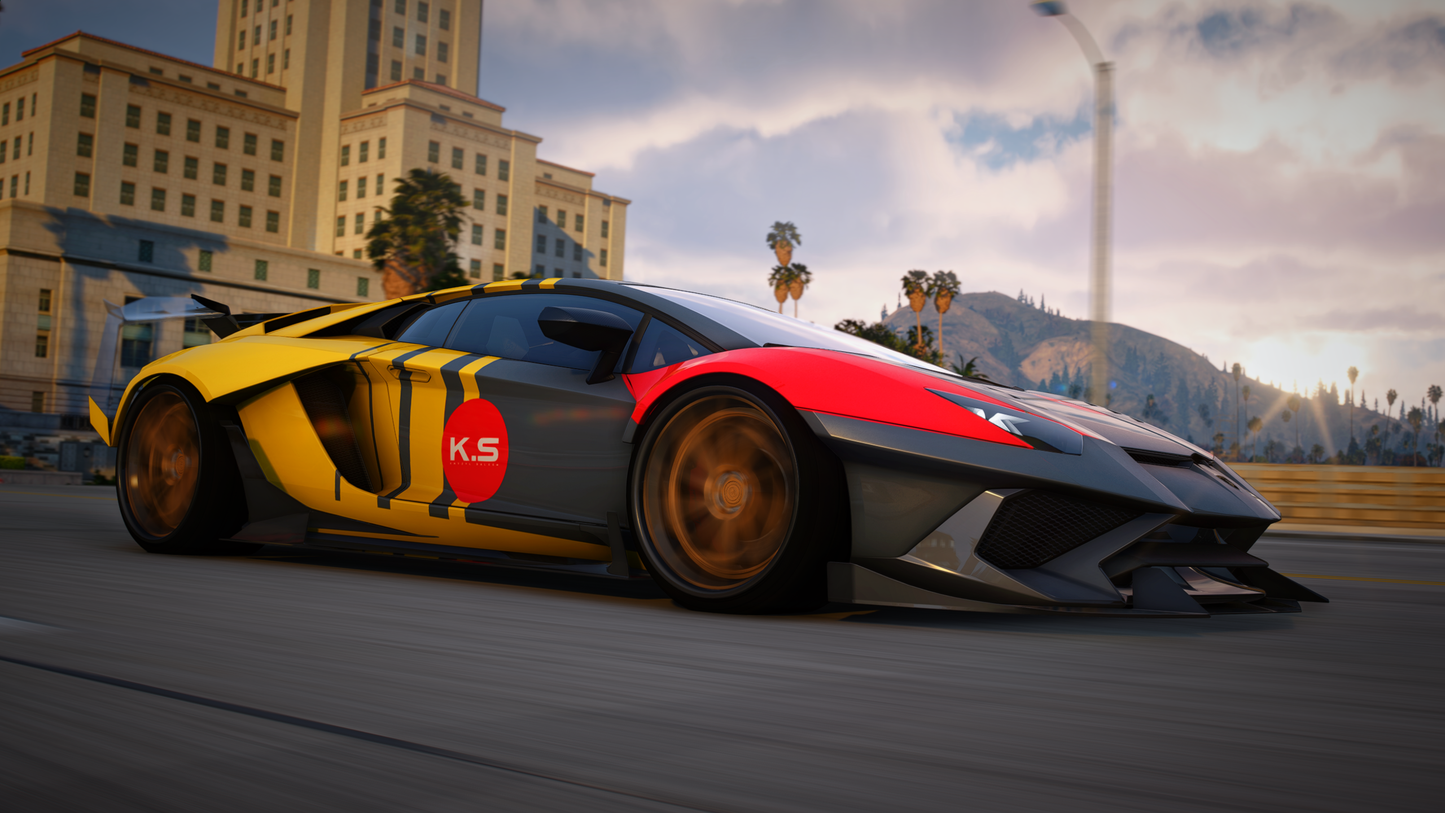 Lamborghini Aventador SVJ - GTA 5 & FiveM Car Mod | 110+ Tuning parts