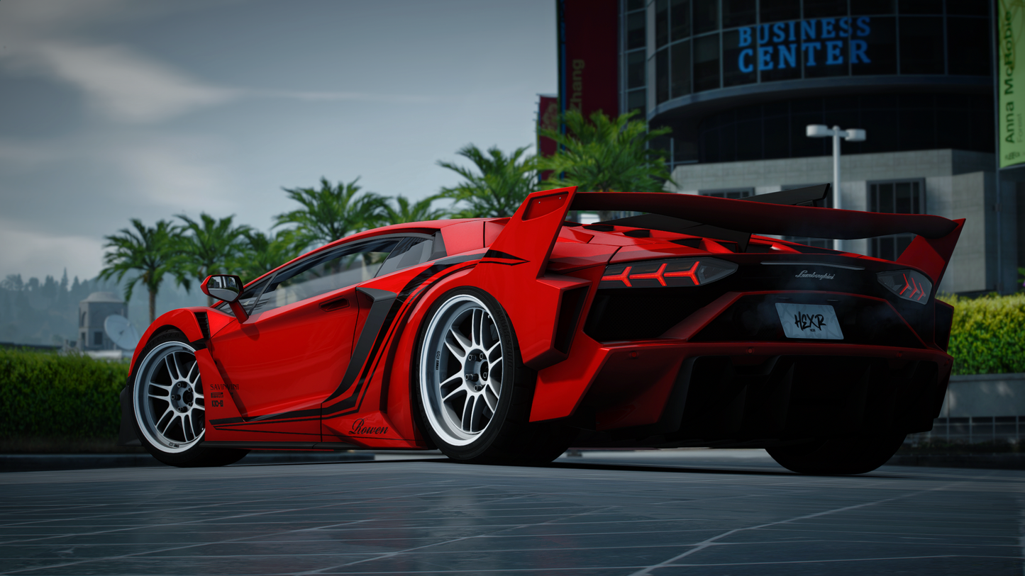 Lamborghini Aventador SVJ - GTA 5 & FiveM Car Mod | 110+ Tuning parts