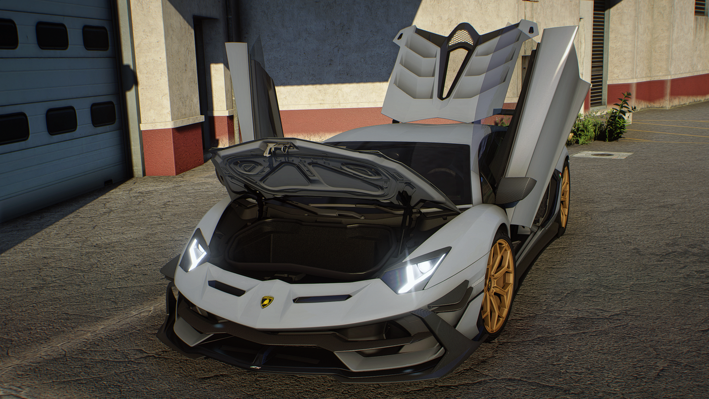 Lamborghini Aventador SVJ - GTA 5 & FiveM Car Mod | 110+ Tuning parts