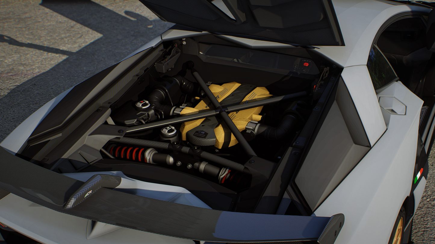 Lamborghini Aventador SVJ - GTA 5 & FiveM Car Mod | 110+ Tuning parts