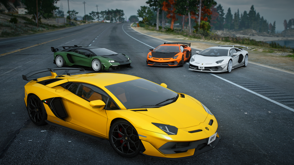 Aventador SVJ GTA Mod preview