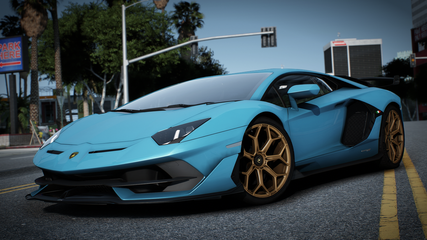 Lamborghini Aventador SVJ - GTA 5 & FiveM Car Mod | 110+ Tuning parts
