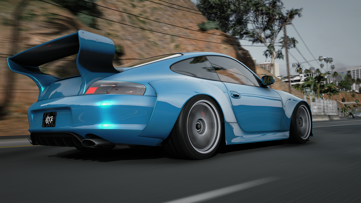 Porsche 911 (996) Pack - GTA 5 & FiveM Car Mod | 130+ Tuning parts