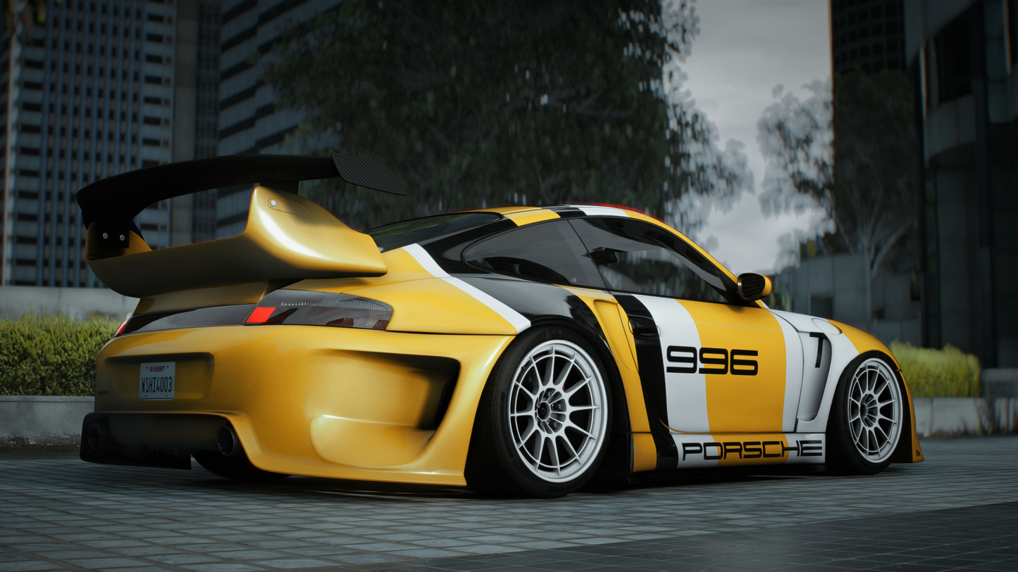 Porsche 911 (996) Pack - GTA 5 & FiveM Car Mod | 130+ Tuning parts