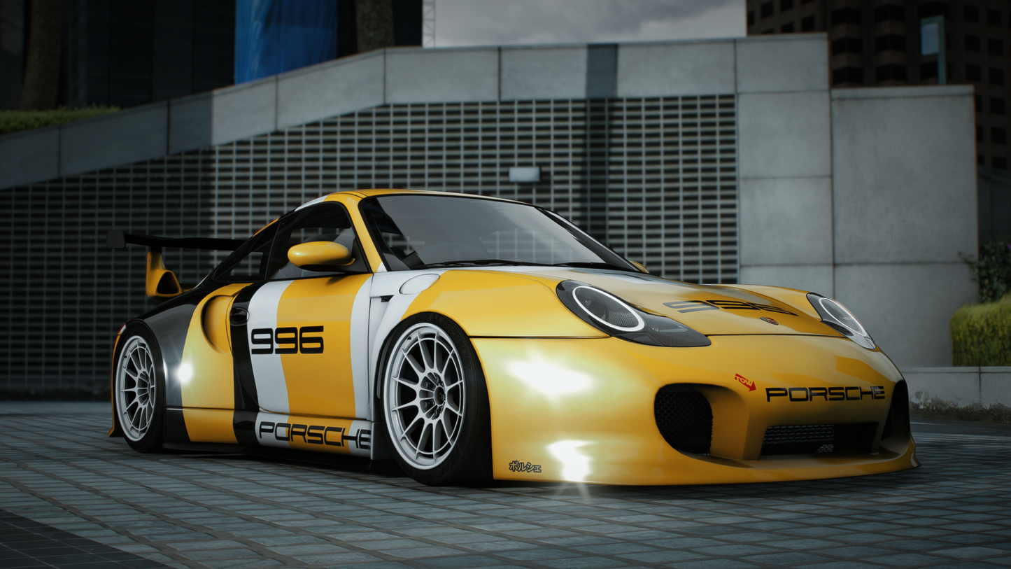 Porsche 911 (996) Pack - GTA 5 & FiveM Car Mod | 130+ Tuning parts