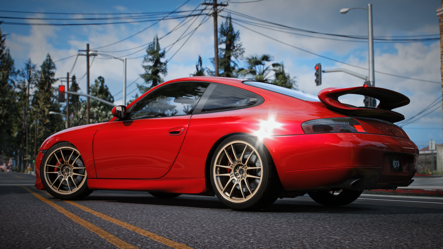Porsche 911 (996) Pack - GTA 5 & FiveM Car Mod | 130+ Tuning parts