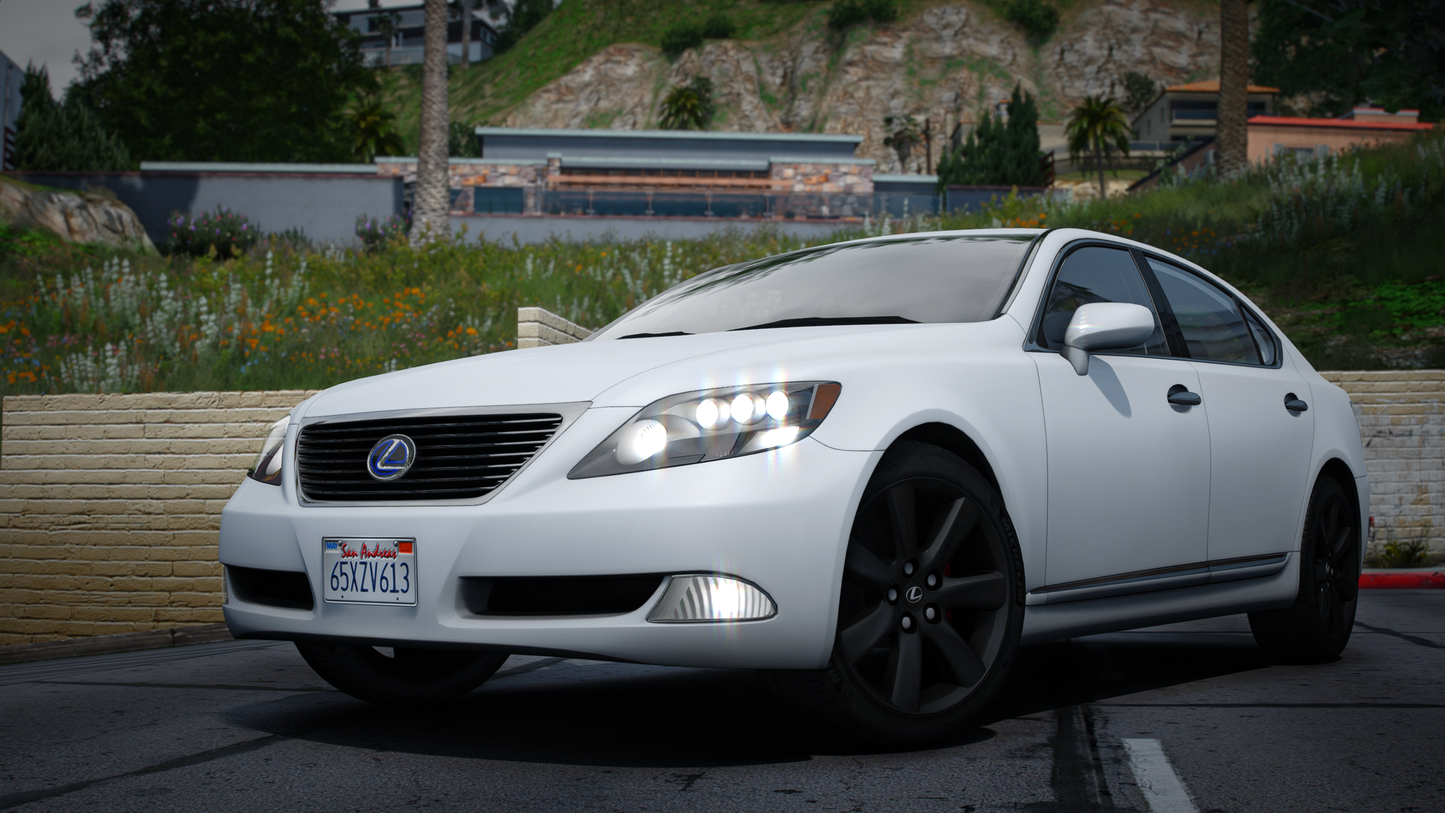 Lexus LS600h 2007 - GTA 5 & FiveM Car Mod | 80+ Tuning parts