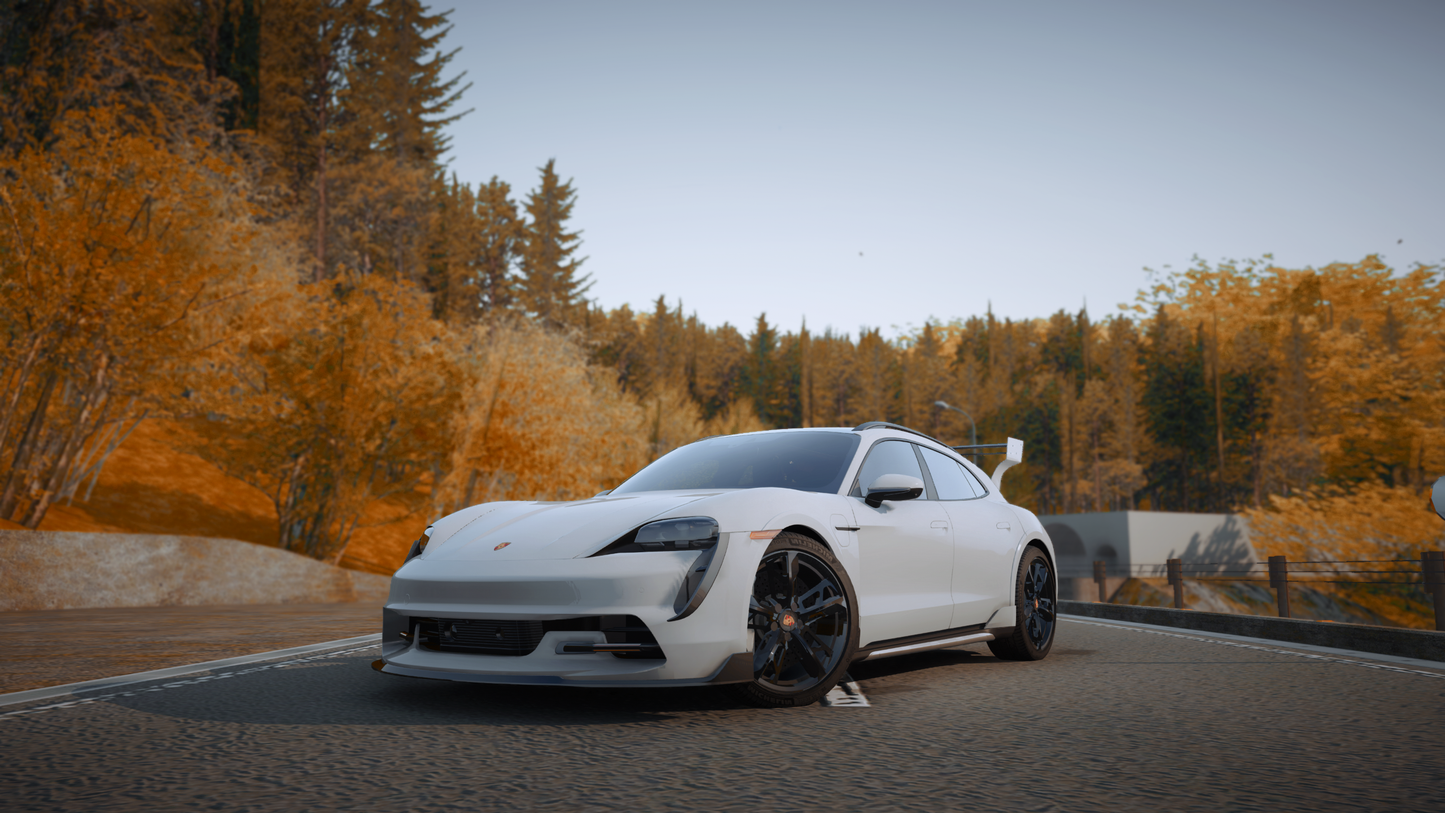 Porsche Taycan Cross Turismo Turbo S [Add-On / Tuning / Debadged / FiveM  / Template / LODS / Replace]