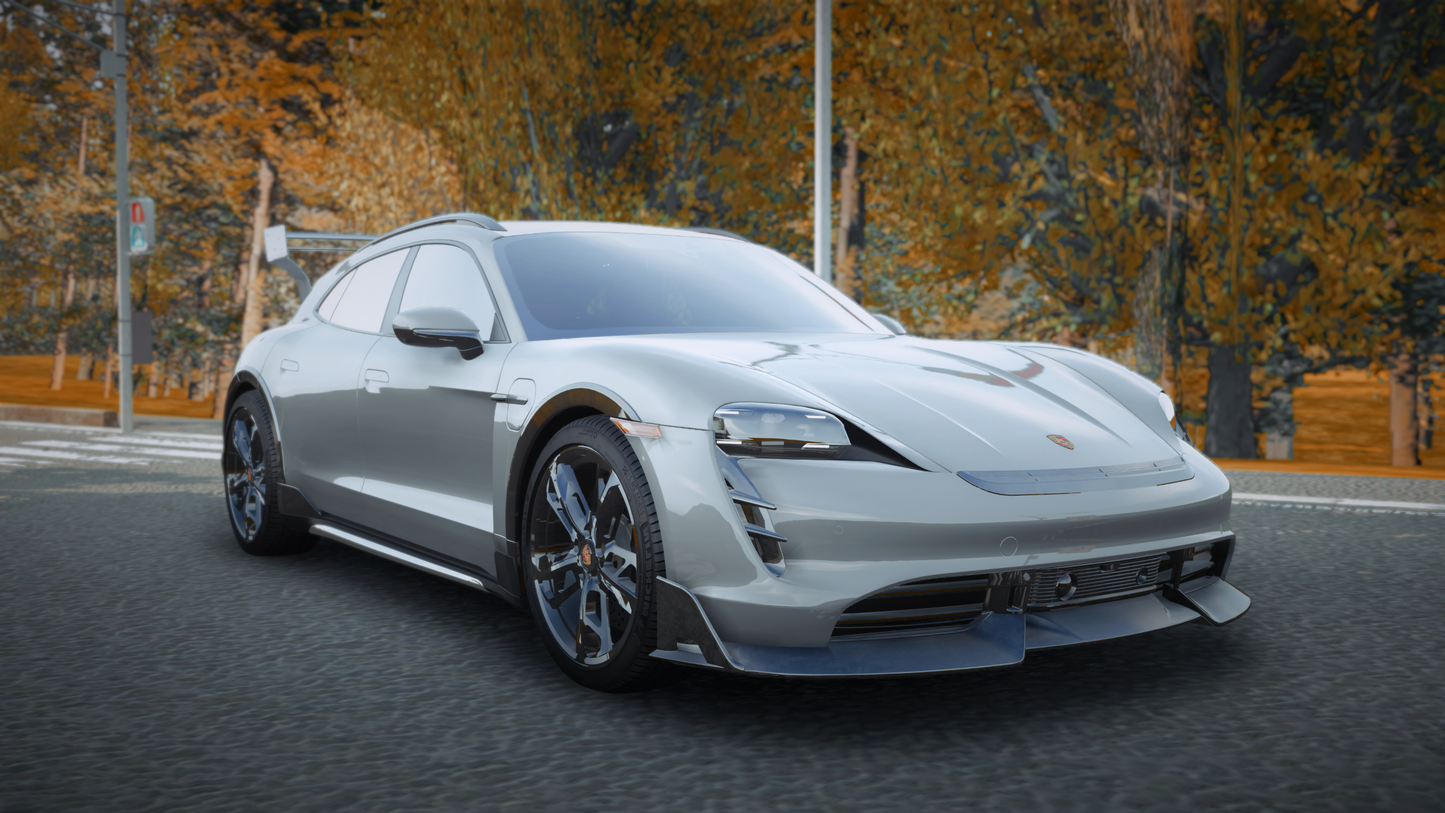 Porsche Taycan Cross Turismo Turbo S [Add-On / Tuning / Debadged / FiveM  / Template / LODS / Replace]