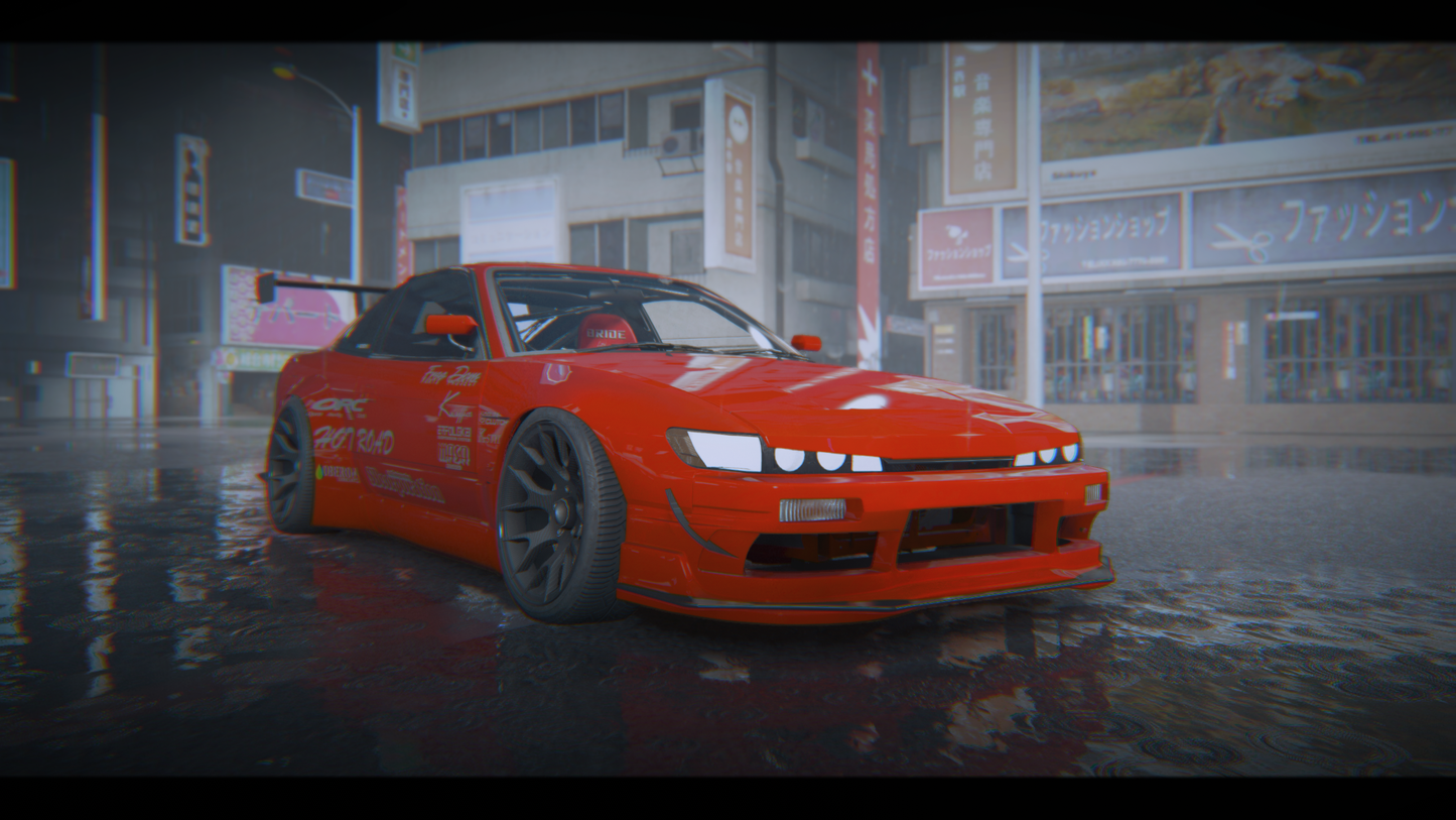 Nissan 180sx S13 [280+ Tuning / Animated Sunroof / Liveries / Add-On / LODS / Debadged / FiveM / Replace]