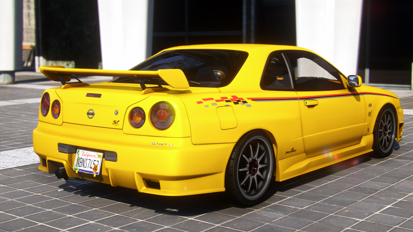 Nissan Skyline GT-R + GT-T R34 Pack [360+ Tuning / 40+ Liveries / Add-On / Debadged / FiveM / LODS]