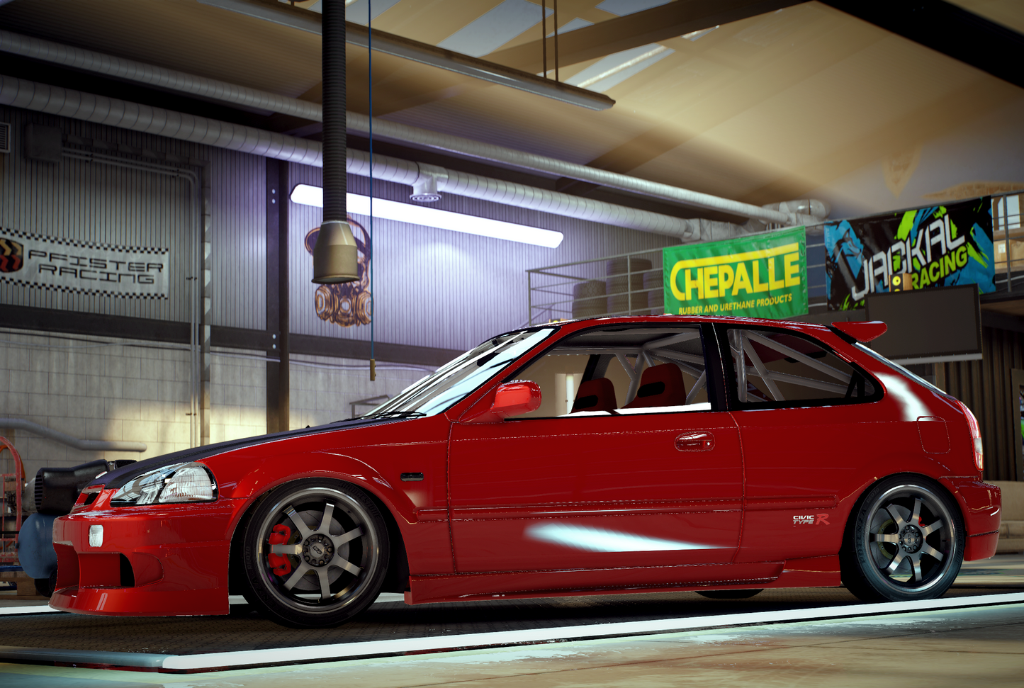 Honda Civic ek9 1998 [Add-On / 85+ Tuning / FiveM / Debadged / Replace]