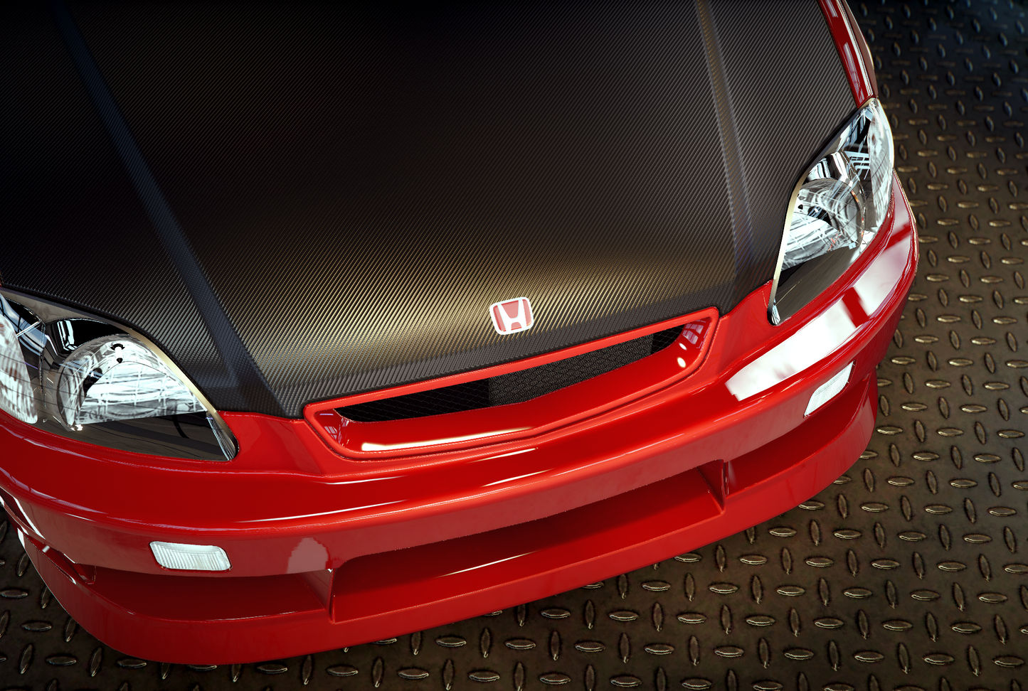 Honda Civic ek9 1998 [Add-On / 85+ Tuning / FiveM / Debadged / Replace]