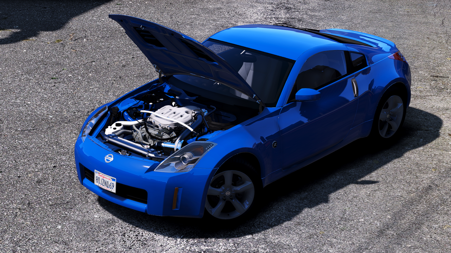 Nissan 350z 2006 [220+ Tuning / Liveries / Add-On / LODS / Debadged / FiveM / Replace]