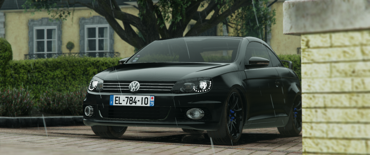 Volkswagen EOS 2011 [Add-On / Tuning / Animated Roof / LODS / Debadged / FiveM / Replace]