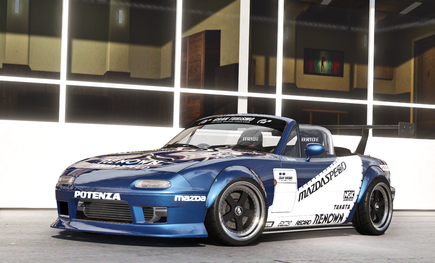 Mazda MX-5 Miata NA 1990 [200+ Tuning / Animated Roof / Liveries / Add-On / LODS / Debadged / FiveM / Replace]