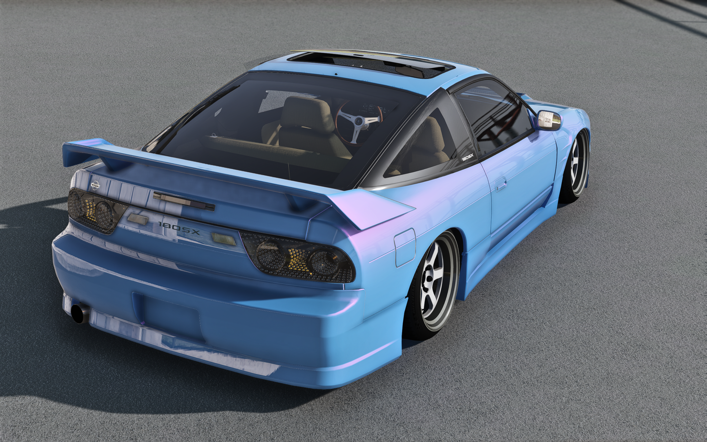 Nissan 180sx S13 [280+ Tuning / Animated Sunroof / Liveries / Add-On / LODS / Debadged / FiveM / Replace]