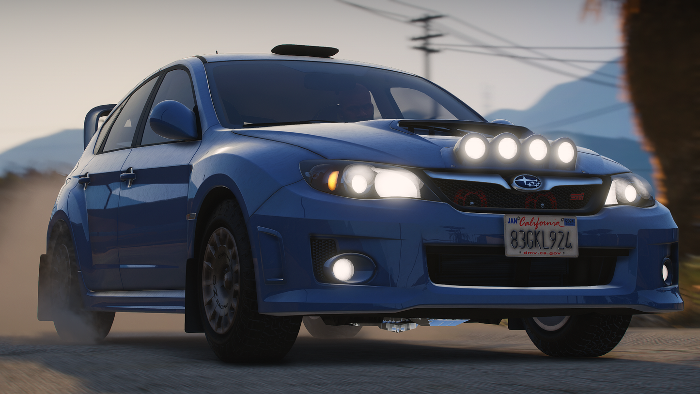 Subaru Impreza WRX STI 2010 pack [260+ Tuning / Custom Sound / Add-On / Debadged / FiveM / LODS / Replace]