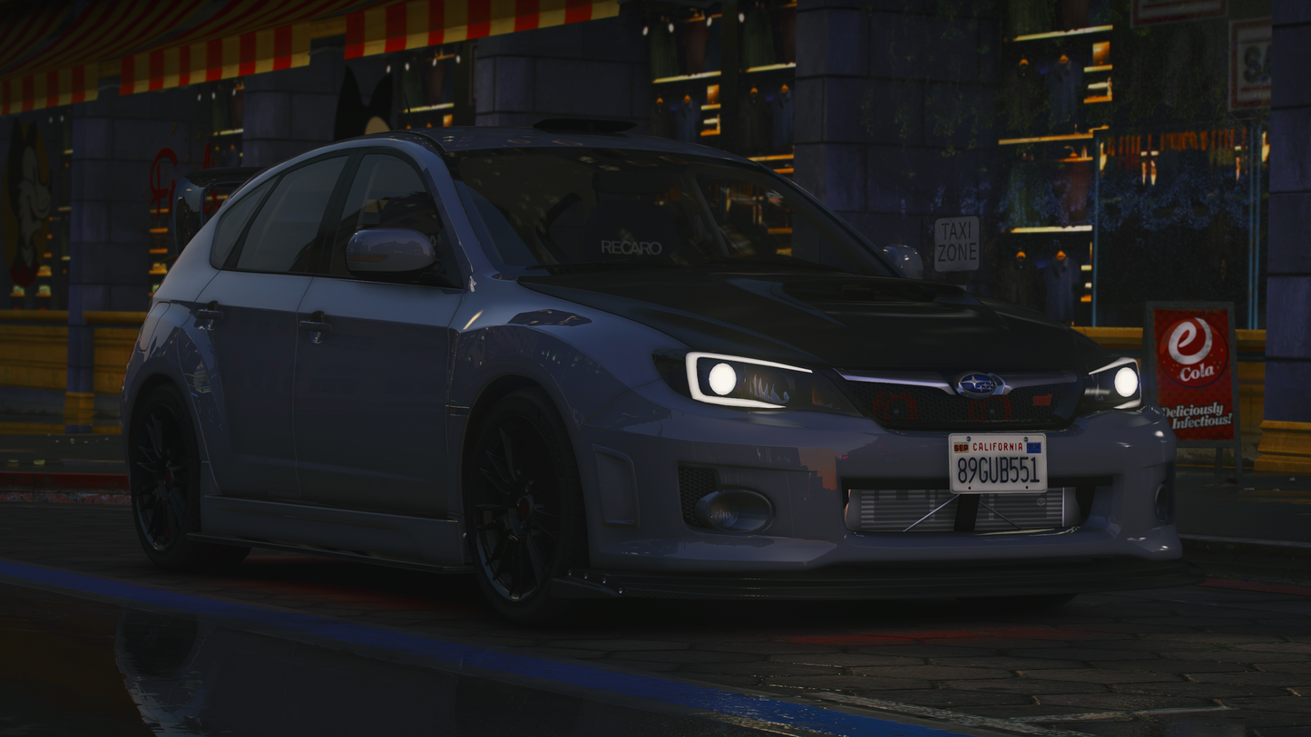 Subaru Impreza WRX STI 2010 pack [260+ Tuning / Custom Sound / Add-On / Debadged / FiveM / LODS / Replace]