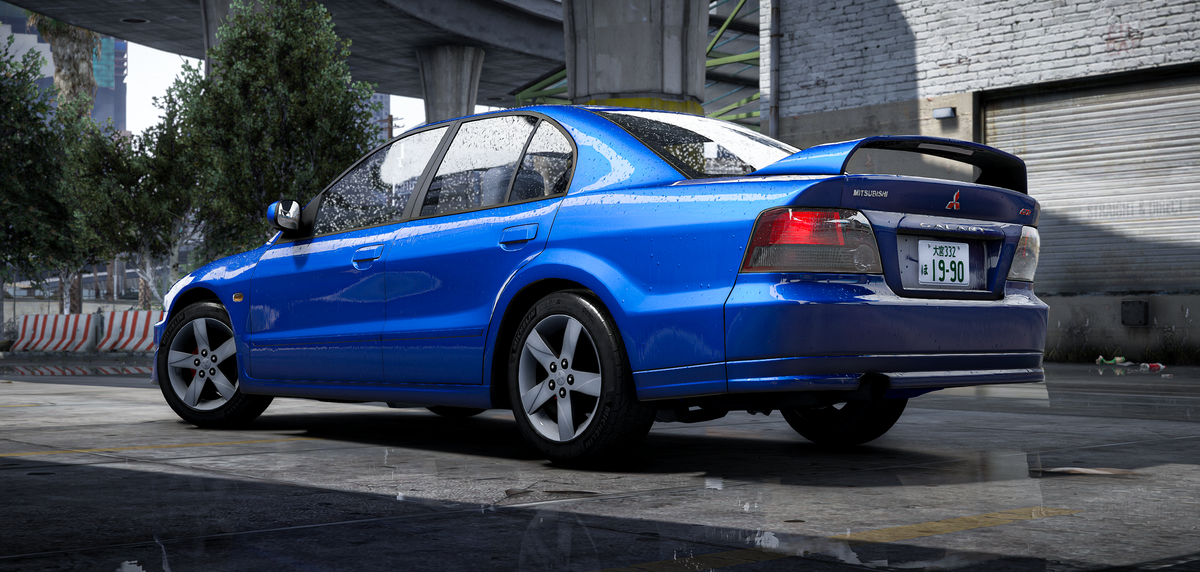 Mitsubishi Galant VR4 - GTA 5 & FiveM Car Mod | 80+ Tuning parts