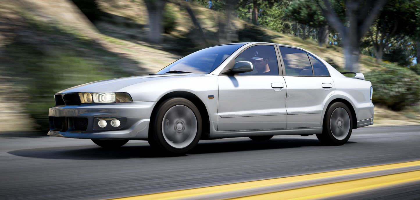 Mitsubishi Galant VR4 - GTA 5 & FiveM Car Mod | 80+ Tuning parts
