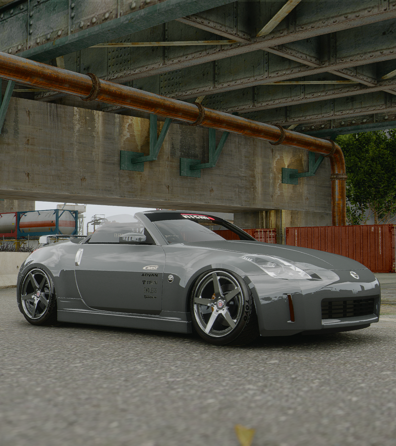 Nissan 350z Convertible 2006 [Animated Roof / 220+ Tuning / Liveries / Add-On / LODS / Debadged / FiveM / Replace]