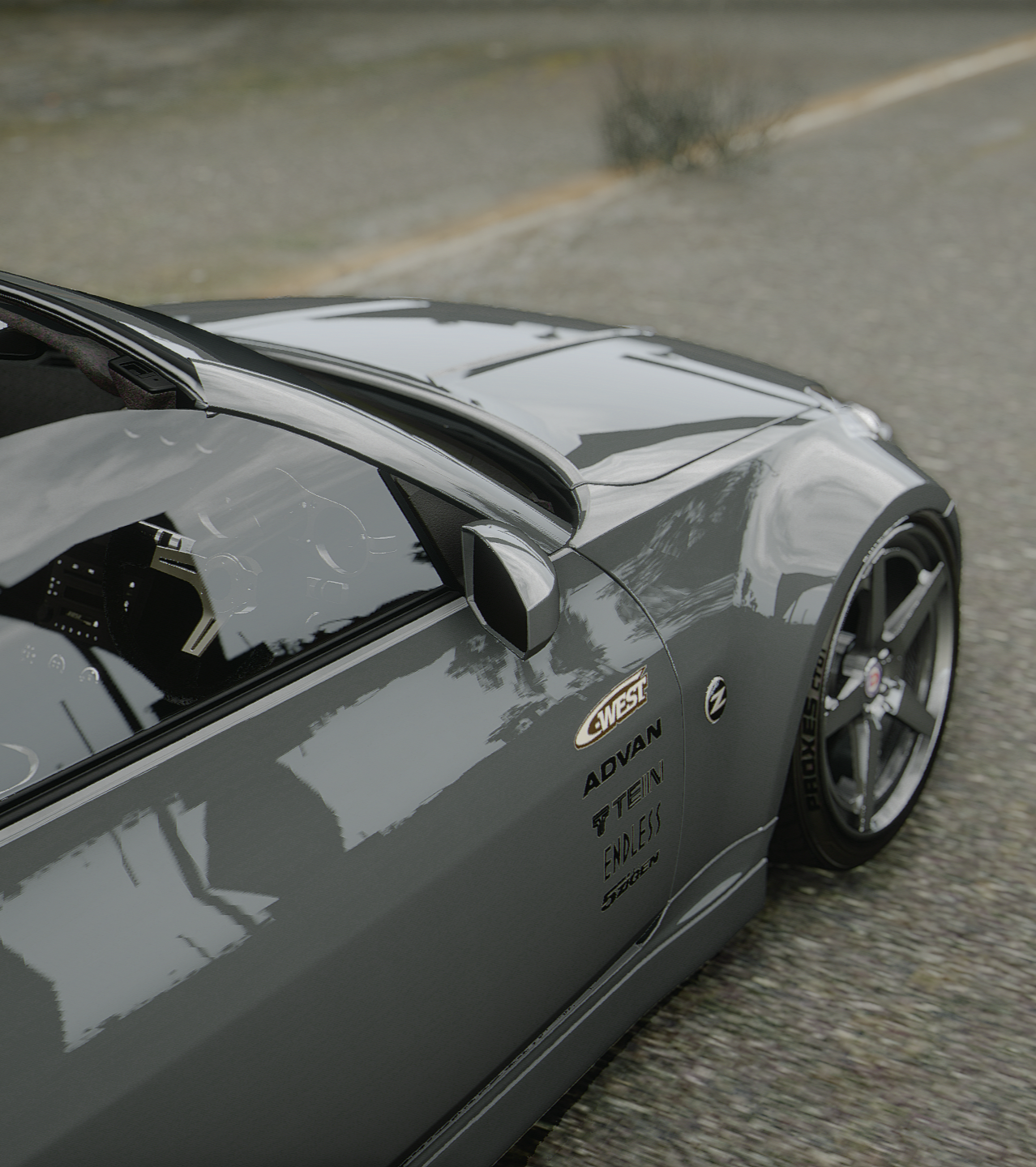 Nissan 350z Convertible 2006 [Animated Roof / 220+ Tuning / Liveries / Add-On / LODS / Debadged / FiveM / Replace]