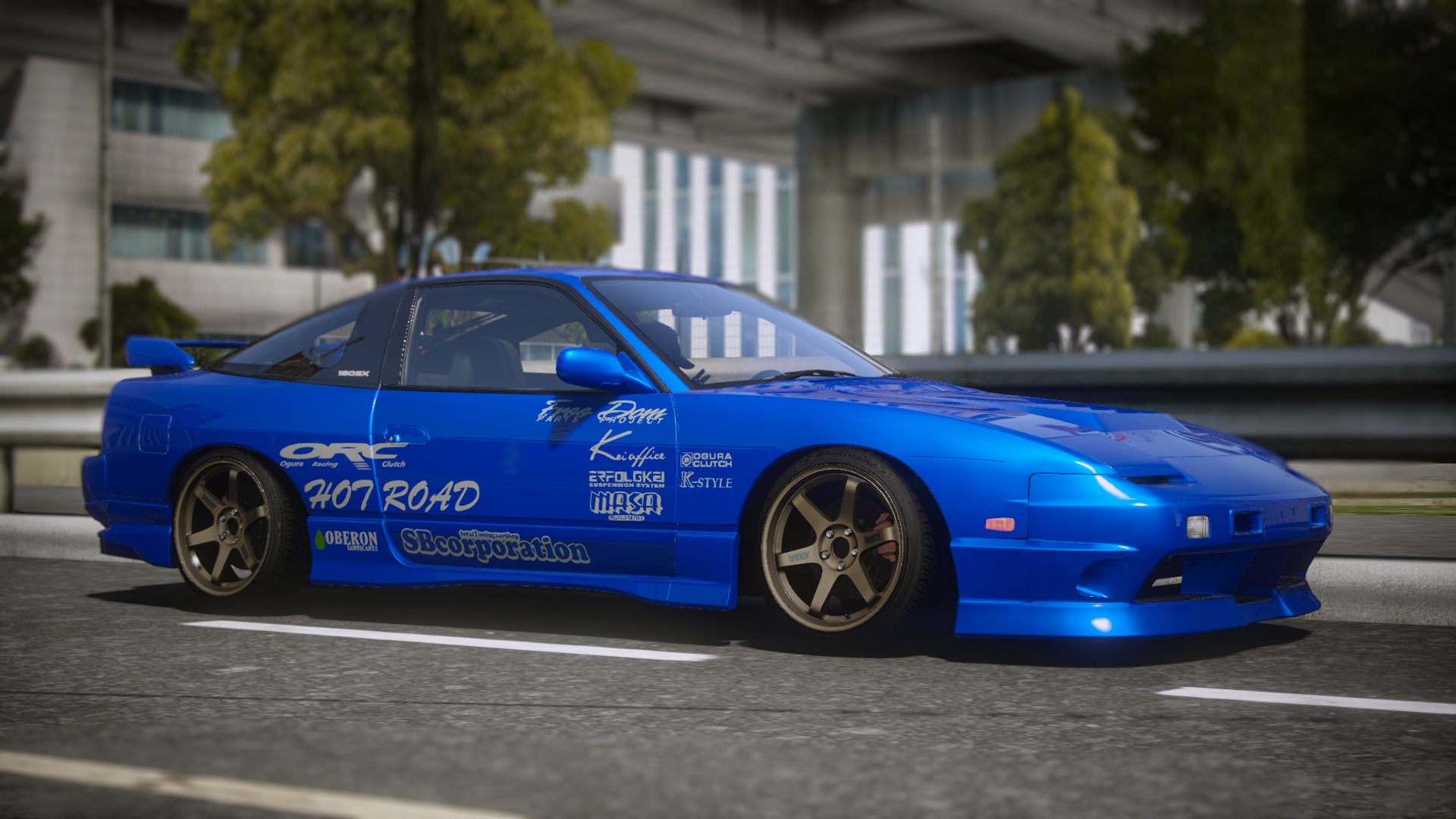 Nissan 180sx S13 [280+ Tuning / Animated Sunroof / Liveries / Add-On / LODS / Debadged / FiveM / Replace]