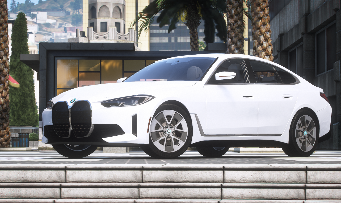 BMW I4 eDrive 40 2022 [Add-On / Tuning / Debadged / FiveM / Replace]