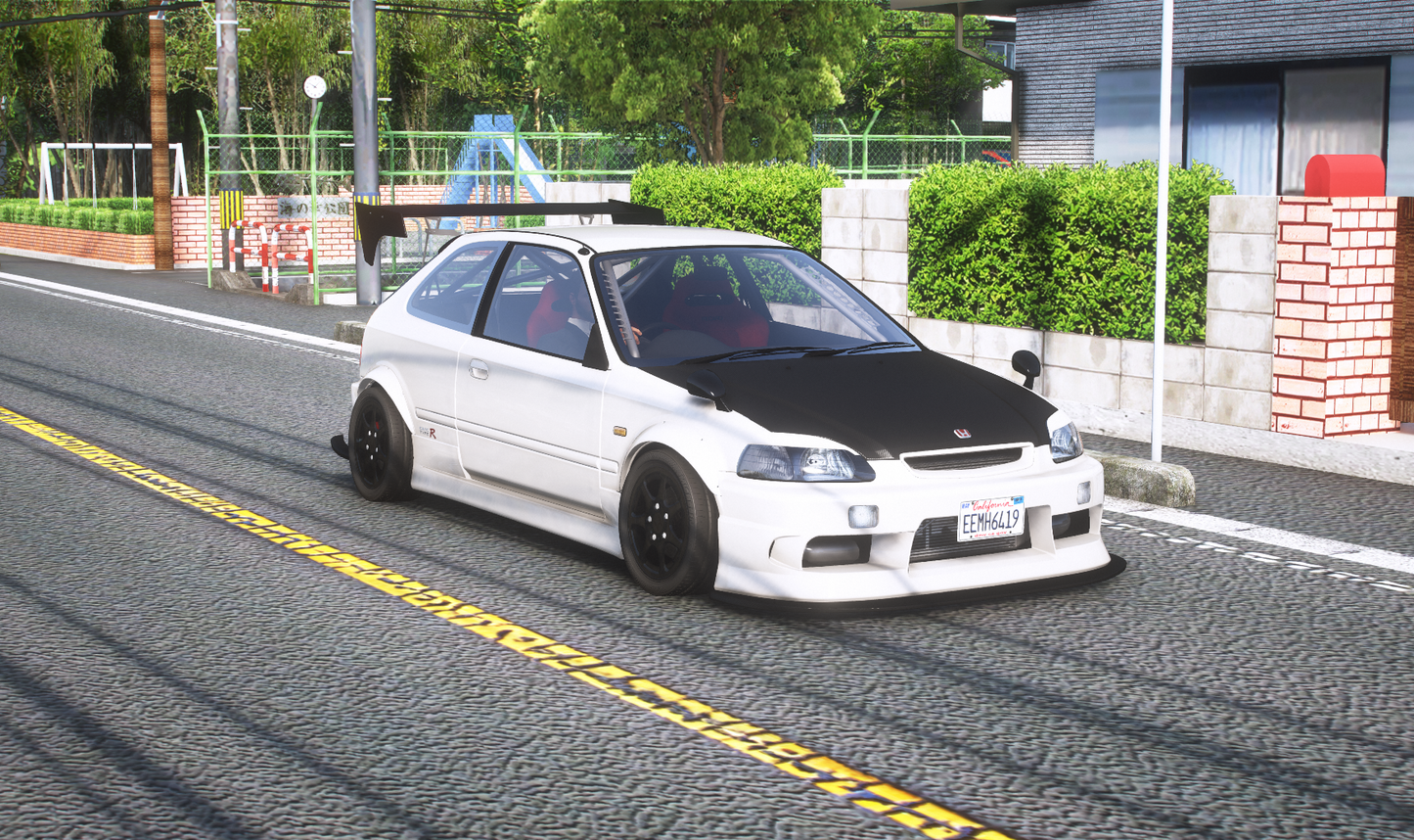 Honda Civic ek9 1998 [Add-On / 85+ Tuning / FiveM / Debadged / Replace]