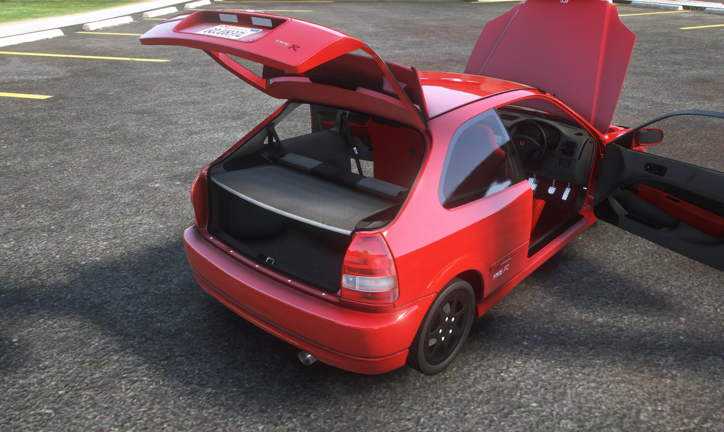 Honda Civic ek9 1998 [Add-On / 85+ Tuning / FiveM / Debadged / Replace]