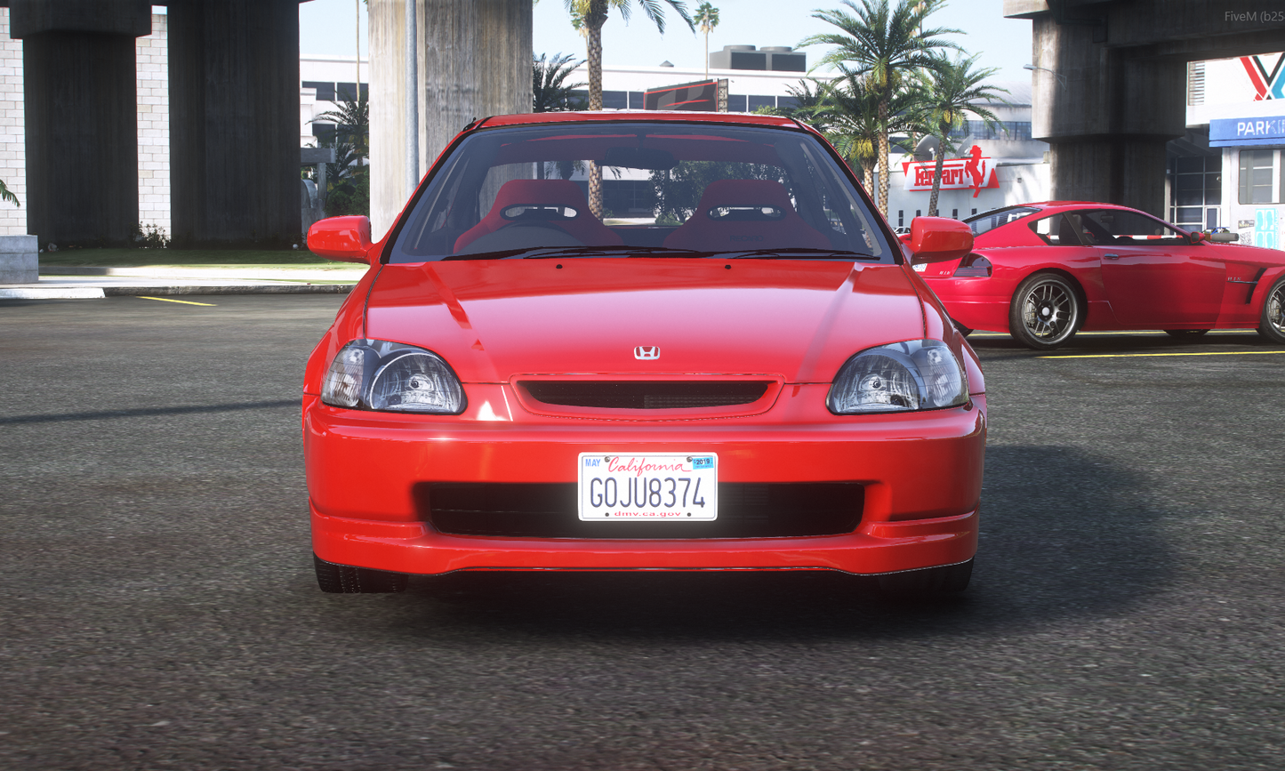 Honda Civic ek9 1998 [Add-On / 85+ Tuning / FiveM / Debadged / Replace]