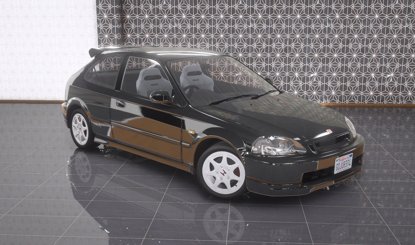 Honda Civic ek9 1998 [Add-On / 85+ Tuning / FiveM / Debadged / Replace]