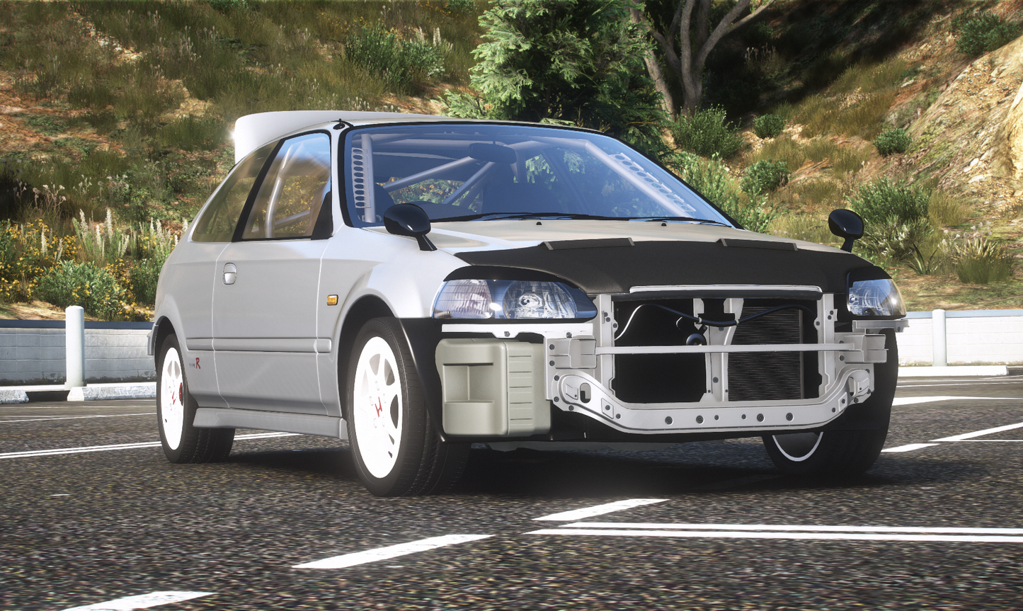 Honda Civic ek9 1998 [Add-On / 85+ Tuning / FiveM / Debadged / Replace]