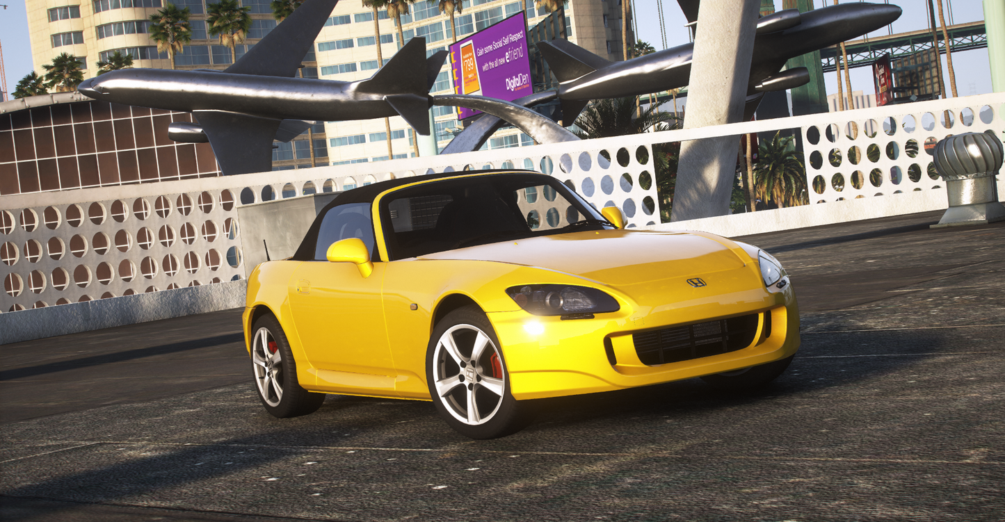 Honda S2000 AP2 [250+ Tuning / Animated Roof / Liveries / Add-On / LODS / Debadged / FiveM / Replace]