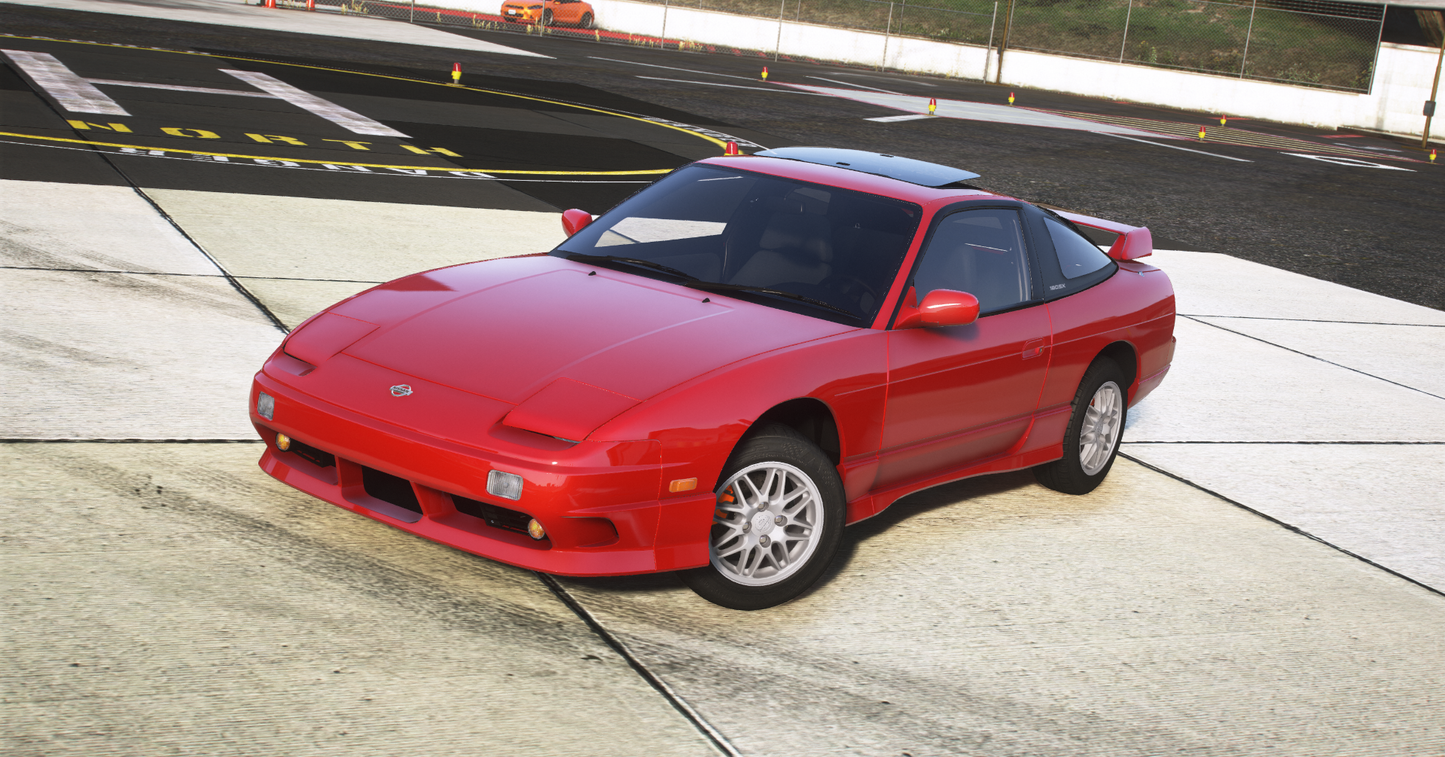 Nissan 180sx S13 [280+ Tuning / Animated Sunroof / Liveries / Add-On / LODS / Debadged / FiveM / Replace]